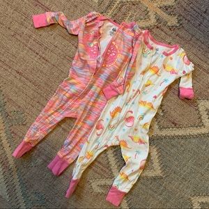 Bundle Pink Dinosaur Pajamas